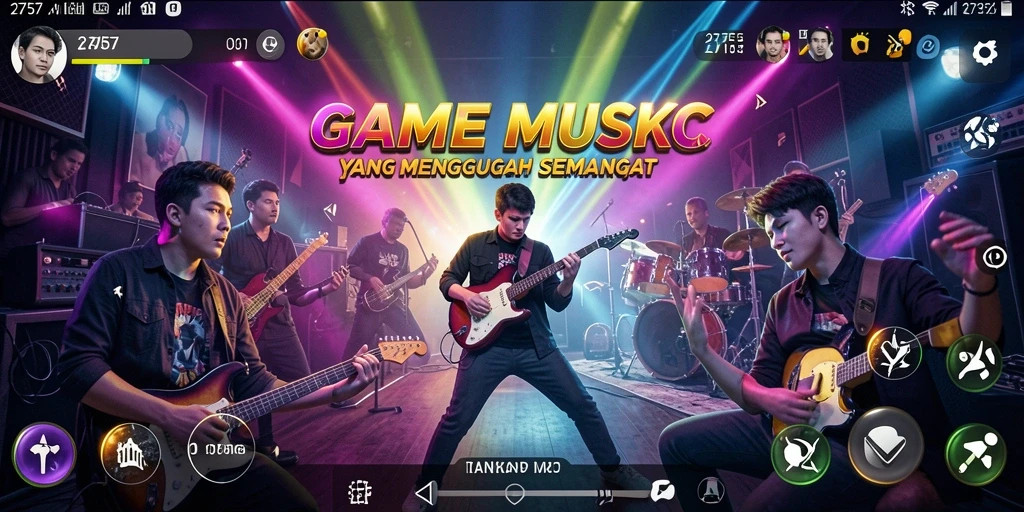 Gameplay menarik dari 2757 yang penuh warna dan dinamis.