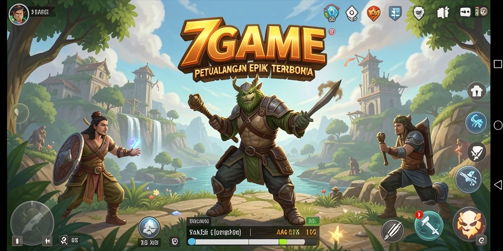 Tampilan grafis menakjubkan dalam gameplay 7GAME