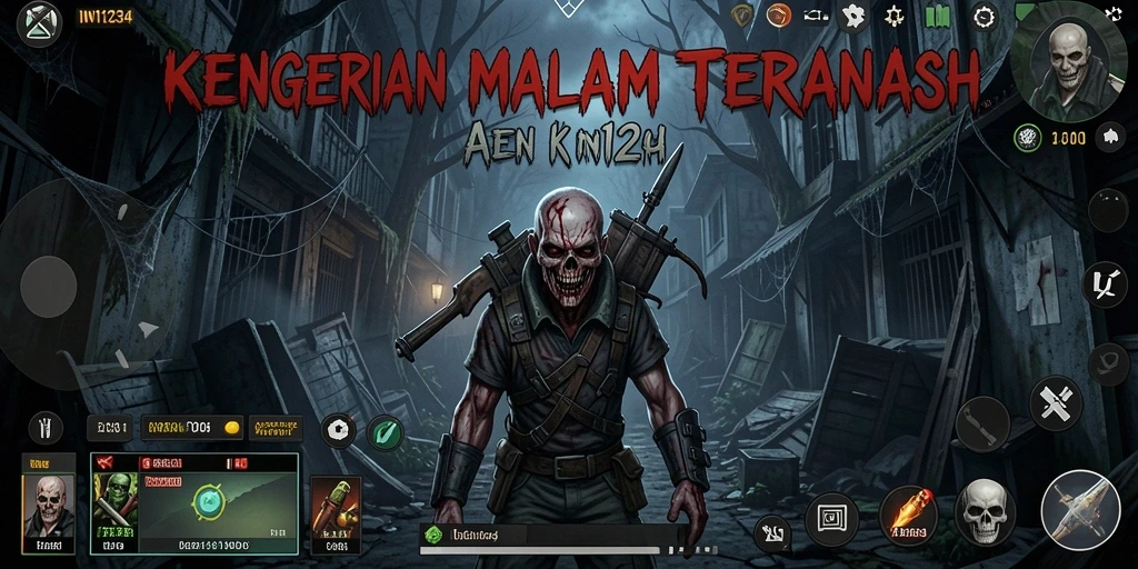 Gameplay menegangkan dengan suasana yang menyeramkan di IN1234.