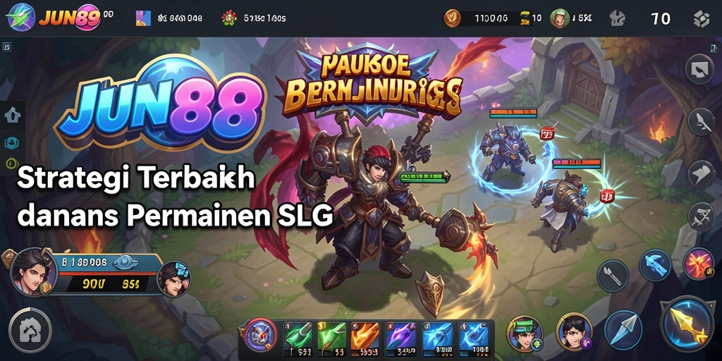 Menampilkan gameplay strategis dalam JUN88 dengan visual yang memukau.