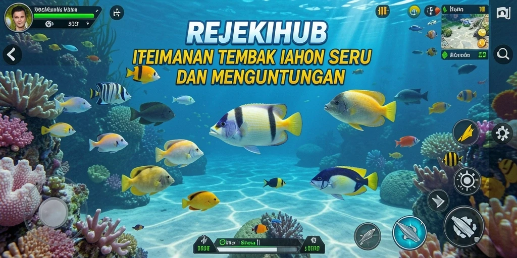 Gameplay seru Tembak Ikan di REJEKIHUB.